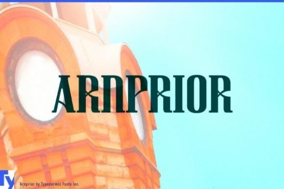 Arnprior: A Modular Font That Captures Attention