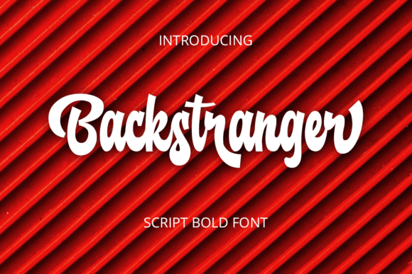 Backstranger: A Playful Handwritten Font for Modern Projects