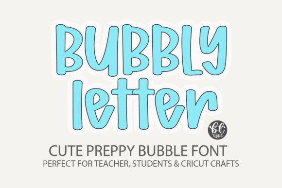 Bubbly Letter: A Fun Font for Creative Projects