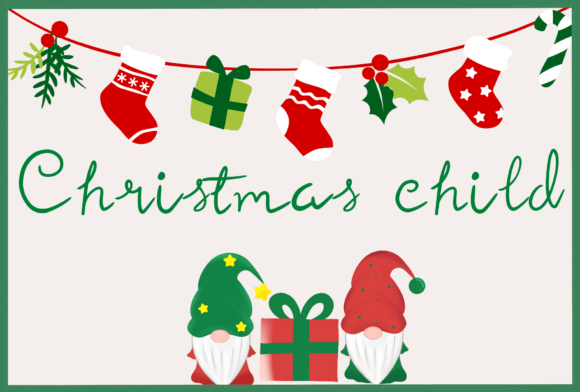 Christmas Child Font: Quirky Charm for Your Designs