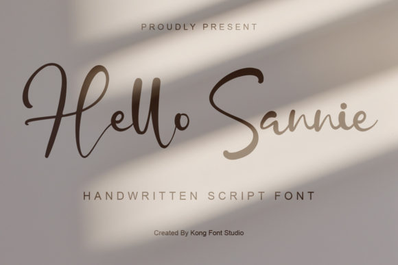Hello Sannie: A Playful Script for Modern Branding