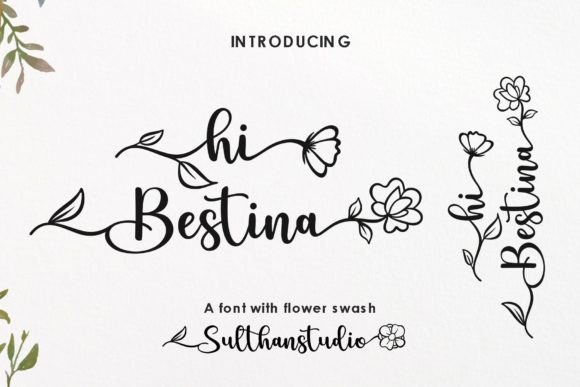 Hi Bestina: A Creative Font for Projects That Need Heart