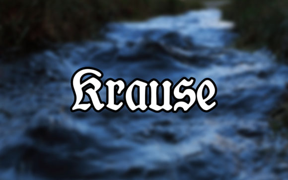 Krause: A Modern Blackletter with Timeless Edge