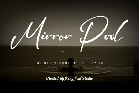 Mirror Pool: A Playful Script Font for Modern Designers