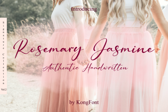 Rosemary Jasmine: The Handwritten Font That Elevates Your Design