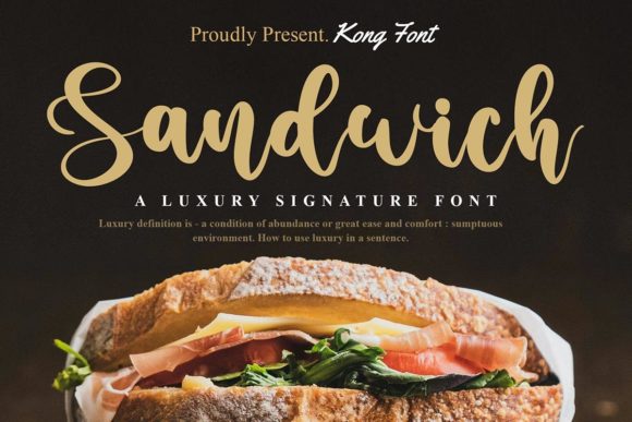 Sandwich: A Handwritten Font That Feels Like a Conversation