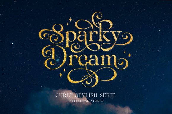 Sparky Dream: A Serif Font of Graceful Swashes