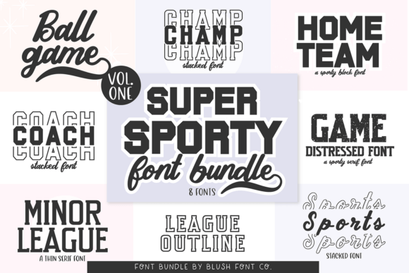 Super Sport Bundle: Typography for the Win